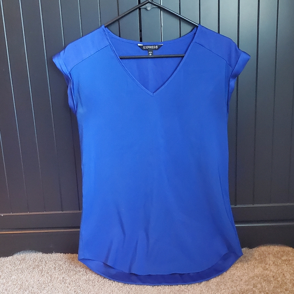 Express Blouse, Blue